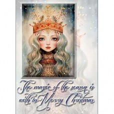 DUTCH LADY CHRISTMAS  GREETING CARD Yule Goddess 8